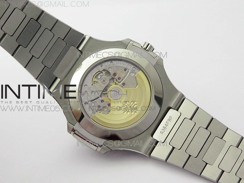 NAUTILUS 5726 SS GRF 1:1 BEST EDITION WHITE DIAL WORKING ANNUAL CALENDARON SS BRACELET A.324 V3